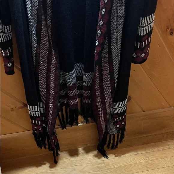 BloomChic Boho Fringe Cardigan - Picture 3 of 7